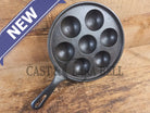 Trending! Beautiful Griswold No. 32 Cast Iron Aebleskiver 962. Awesome poached eggs! - Skillet