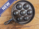 Trending! Beautiful Griswold No. 32 Cast Iron Aebleskiver 962. Awesome poached eggs! - Skillet