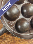Trending! Beautiful Griswold No. 32 Cast Iron Aebleskiver 962. Awesome poached eggs! - Skillet