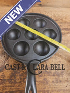 Trending! Beautiful Griswold No. 32 Cast Iron Aebleskiver 962. Awesome poached eggs! Skillet