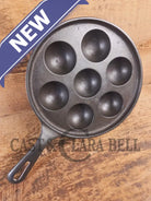 Trending! Beautiful Griswold No. 32 Cast Iron Aebleskiver 962. Awesome poached eggs! - Skillet