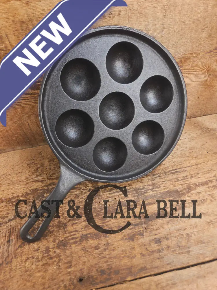 Trending! Beautiful Griswold No. 32 Cast Iron Aebleskiver 962. Awesome poached eggs! Skillet