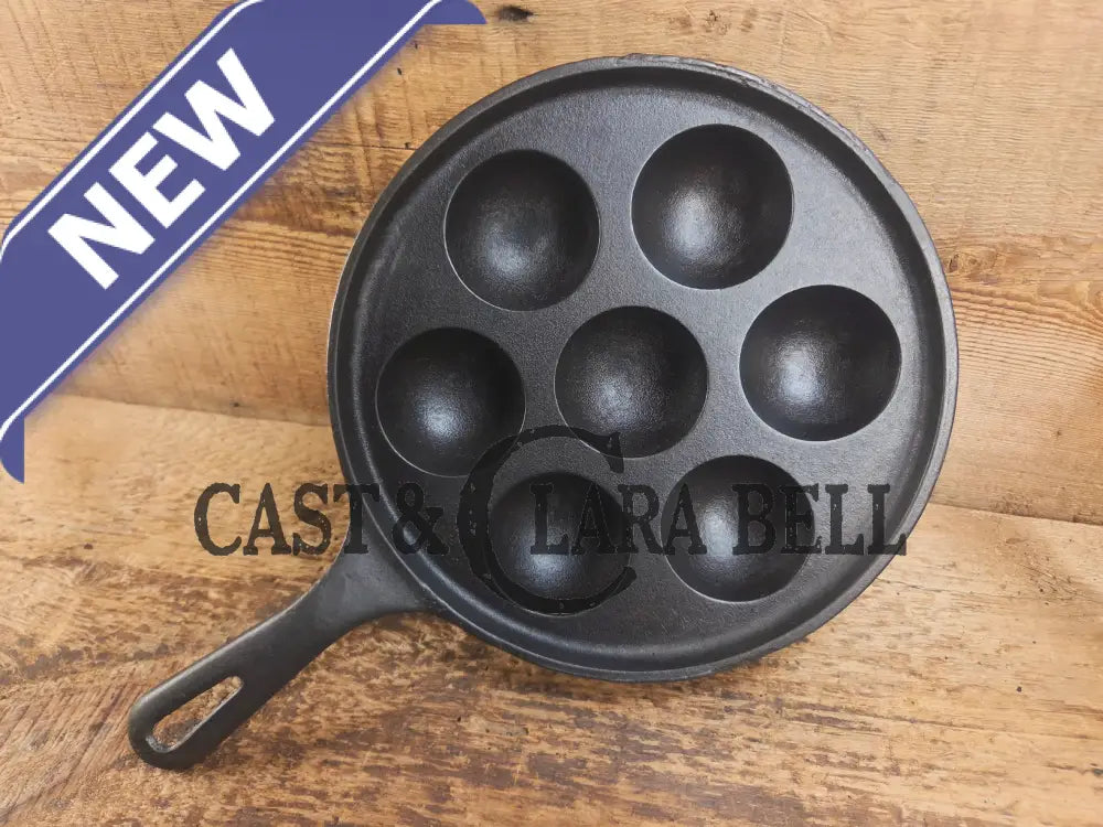 Trending! Beautiful Griswold No. 32 Cast Iron Aebleskiver 962. Awesome poached eggs! Skillet
