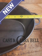 Turtle Top Style Wagner #5 Oval Roaster with Sawtooth drip lid and Stylized logo bottom Dutch Ovens Trivets & Kettles