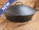 Turtle Top Style Wagner #5 Oval Roaster with Sawtooth drip lid and Stylized logo bottom Dutch Ovens Trivets & Kettles