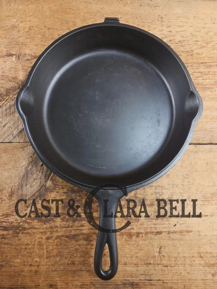 TWO Skillets! Beautiful Griswold No. 80 Combo Cooker Large Block Logo 1102 & 1103. Amazing for bread frying chicken and