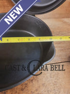 TWO Skillets! Beautiful Griswold No. 80 Combo Cooker Large Block Logo 1102 & 1103. Amazing for bread frying chicken and