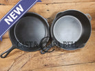 TWO Skillets! Beautiful Griswold No. 80 Combo Cooker Large Block Logo 1102 & 1103. Amazing for bread frying chicken and