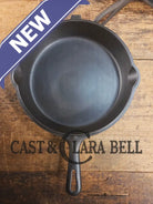 TWO skillets in one! Beautiful Griswold No. 80 Combo Cooker with Small Block Logo 1102 & 1103 Skillet