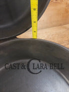 TWO skillets in one! Beautiful Griswold No. 80 Combo Cooker with Small Block Logo 1102 & 1103 Skillet