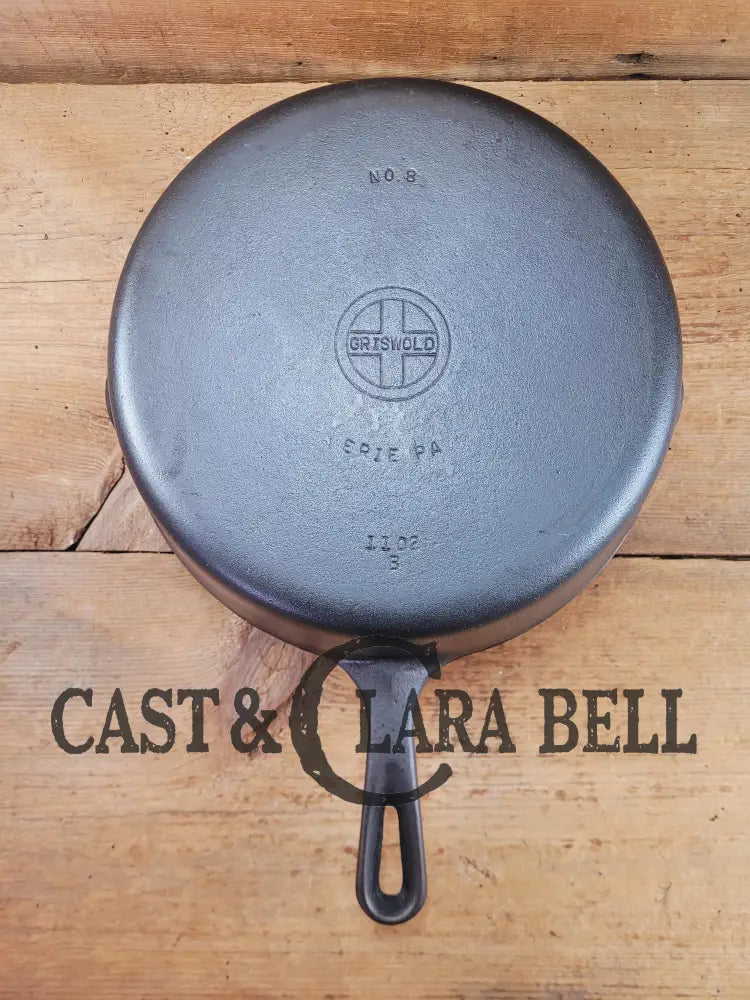 Two Skillets In One! Beautiful Griswold No. 80 Combo Cooker With Small Block Logo 1102 & 1103