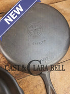 TWO skillets in one! Beautiful Griswold No. 80 Combo Cooker with Small Block Logo 1102 & 1103 Skillet