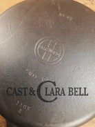 TWO skillets in one! Beautiful Griswold No. 80 Combo Cooker with Small Block Logo 1102 & 1103 Skillet