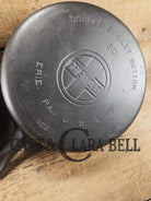 TWO Skillets! Near Perfect top micro-pitting on bottom. 1920’s Griswold No. 80 Combo Cooker Large Block 1102 & 1103
