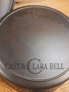 Unique! 1910’s Era Lodge #8 DEEP Cast Iron Skillet (Chicken Fryer) with Single Notch Heat Ring. Raised makers marks and