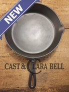 Unique! 1910’s Lodge #8 Skillet with Arc Logo Heat Ring Raised ’P’. Our favorite line of daily skillets!