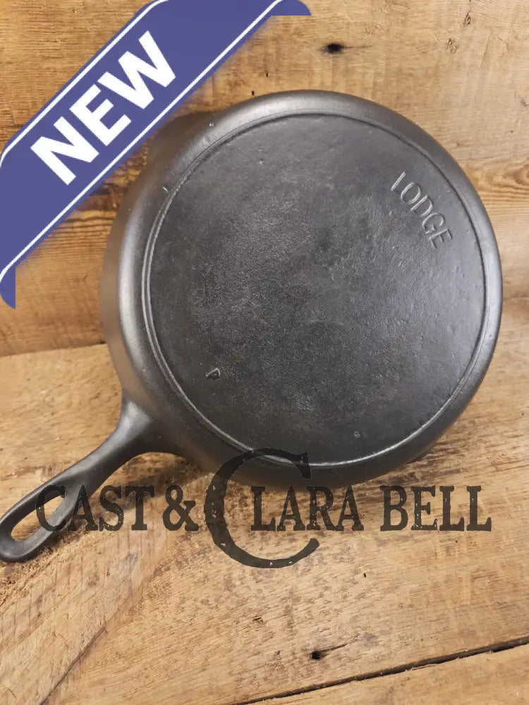 Unique! 1910’s Lodge #8 Skillet with Arc Logo Heat Ring Raised ’P’. Our favorite line of daily skillets!