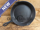Unique! 1930’s era Martin Stove & Range Co. #8 ’Three Notch’ Cast Iron Skillet with Text Logo. Versatile and elegant