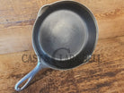 Unique! 1930’s Griswold #6 Duo-Chrome Skillet with Large Block Logo and Smooth Bottom 699 - Skillet