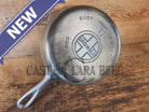 Unique! 1930’s Griswold #6 Duo-Chrome Skillet with Large Block Logo and Smooth Bottom 699 - Skillet