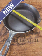 Unique! 1930’s Griswold #6 Duo-Chrome Skillet with Large Block Logo and Smooth Bottom 699 C - Skillet