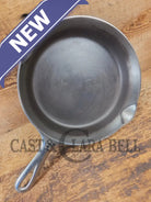 Unique! 1930’s Griswold #6 Duo-Chrome Skillet with Large Block Logo and Smooth Bottom 699 C - Skillet