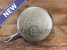 Unique! 1930’s Griswold #6 Duo-Chrome Skillet with Large Block Logo and Smooth Bottom 699 C - Skillet
