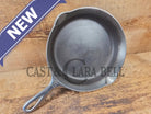 Unique! 1930’s Griswold #6 Duo-Chrome Skillet with Large Block Logo and Smooth Bottom 699 C - Skillet