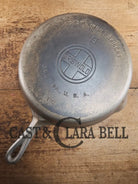 Unique! 1930’s Griswold #9 Duo-Chrome Skillet with Large Block Logo and Smooth Bottom 710 Skillet