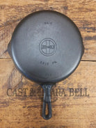 UNIQUE! 1940’s Griswold #6 Cast Iron Skillet with Small Block Logo Grooved Handle and Smooth Bottom 699 D - Skillet