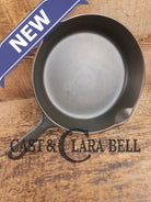 UNIQUE! 1940’s Griswold #6 Cast Iron Skillet with Small Block Logo Grooved Handle and Smooth Bottom 699 D Skillet