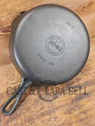 UNIQUE! 1940’s Griswold #6 Cast Iron Skillet with Small Block Logo Grooved Handle and Smooth Bottom 699 D - Skillet