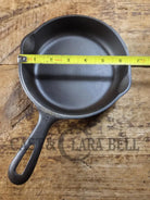 Unique and tough to find! Circa 1940’s Birmingham Stove & Range No. 3 Egg Skillet ’Mercedes’ style bottom 6 1/2 Inches