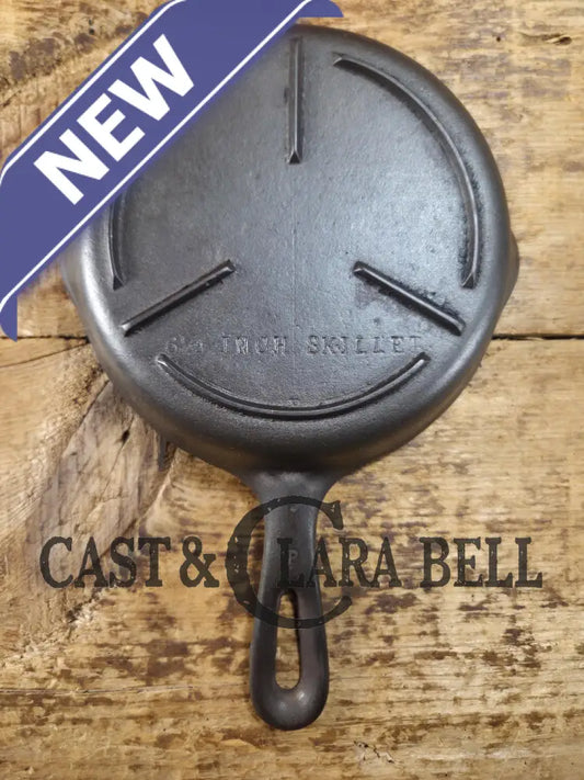 Unique and tough to find! Circa 1940’s Birmingham Stove & Range No. 3 Egg Skillet ’Mercedes’ style bottom 6 1/2 Inches