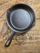 Unique and tough to find! Circa 1940’s Birmingham Stove & Range No. 3 Egg Skillet ’Mercedes’ style bottom 6 1/2 Inches