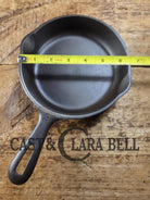 Unique and tough to find! Circa 1940’s Birmingham Stove & Range No. 3 Egg Skillet ’Mercedes’ style bottom 6 1/2 Inches