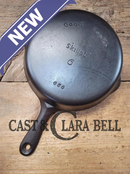 Unique Gift Idea! 1930’S Griswold’s Good Health #6 Skillet 656. Department Store Special!