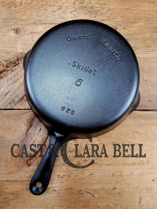 Unique Gift Idea! 1930’S Griswold’s Good Health #6 Skillet 656. Department Store Special!