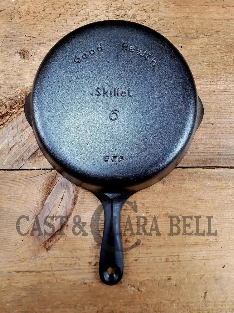 Unique Gift Idea! 1930’S Griswold’s Good Health #6 Skillet 656. Department Store Special!