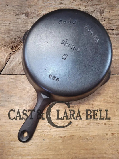 Unique Gift Idea! 1930’S Griswold’s Good Health #6 Skillet 656. Department Store Special!