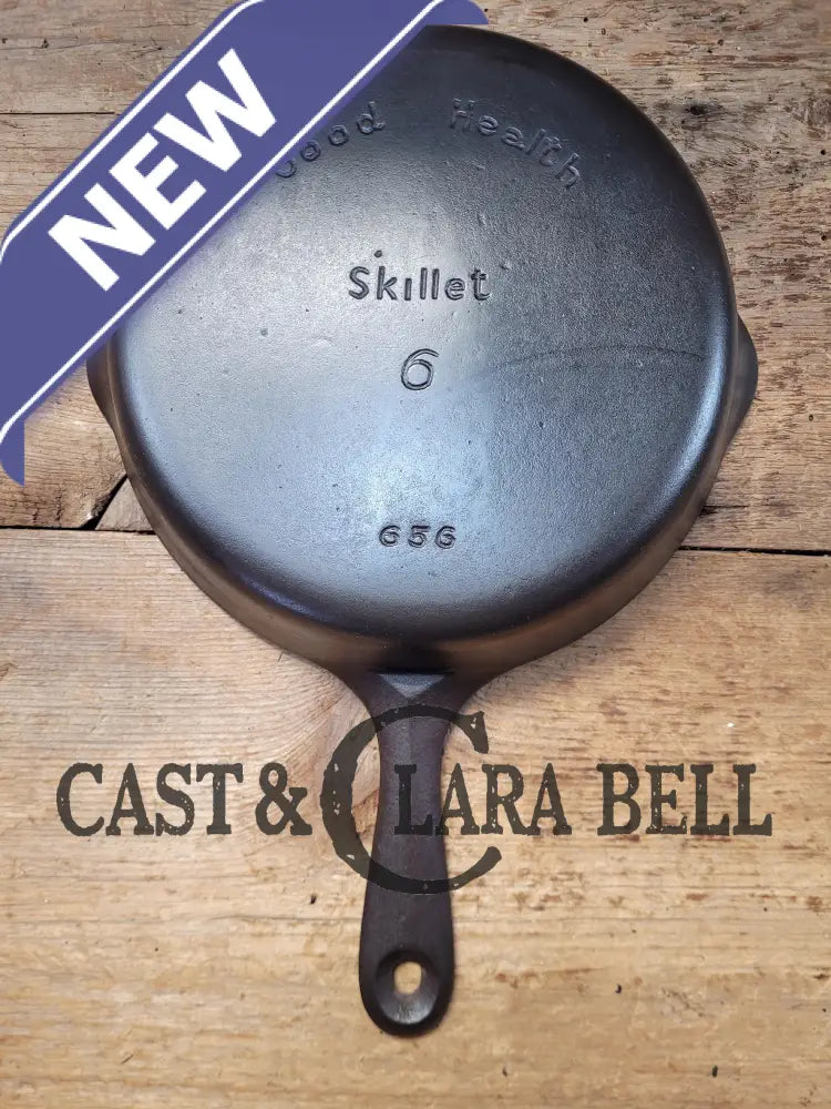 Unique Gift Idea! 1930’S Griswold’s Good Health #6 Skillet 656. Department Store Special!