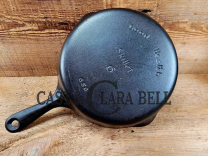 Unique Gift Idea! 1930’S Griswold’s Good Health #6 Skillet 656. Department Store Special!