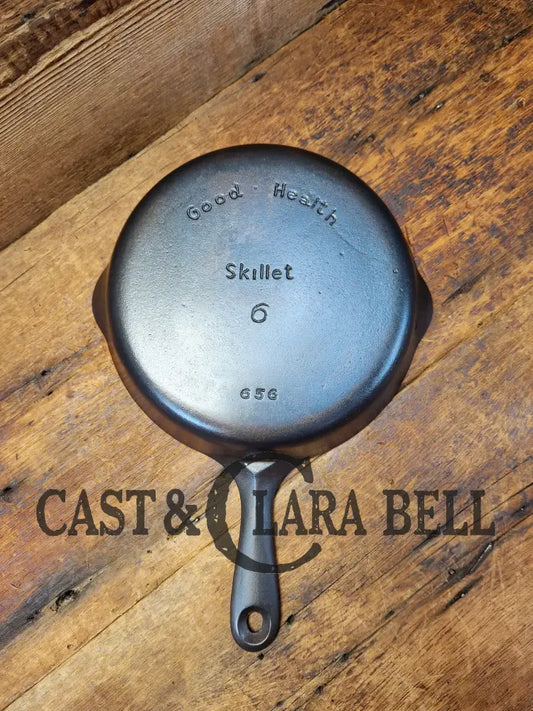 Unique Gift Idea! 1930’S Griswold’s Good Health #6 Skillet 656. Very Cool Logo.