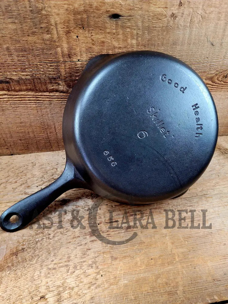 Unique Gift Idea! 1930’S Griswold’s Good Health #6 Skillet 656. Department Store Special!