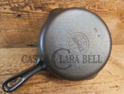 Unique! Griswold No. 4 Cast Iron Skillet with Small Block Logo Grooved Handle 702 A Skillet