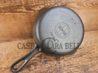 Unique! Griswold No. 4 Cast Iron Skillet with Small Block Logo Grooved Handle 702 C Skillet