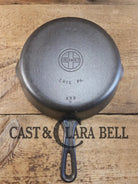 Unique! Grooved Handle Griswold No. 6 Skillet with Small Block Logo Smooth Bottom Erie PA 699 W. Restored and Ready to