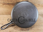 Unique! Grooved Handle Griswold No. 6 Skillet with Small Block Logo Smooth Bottom Erie PA 699 W. Restored and Ready to