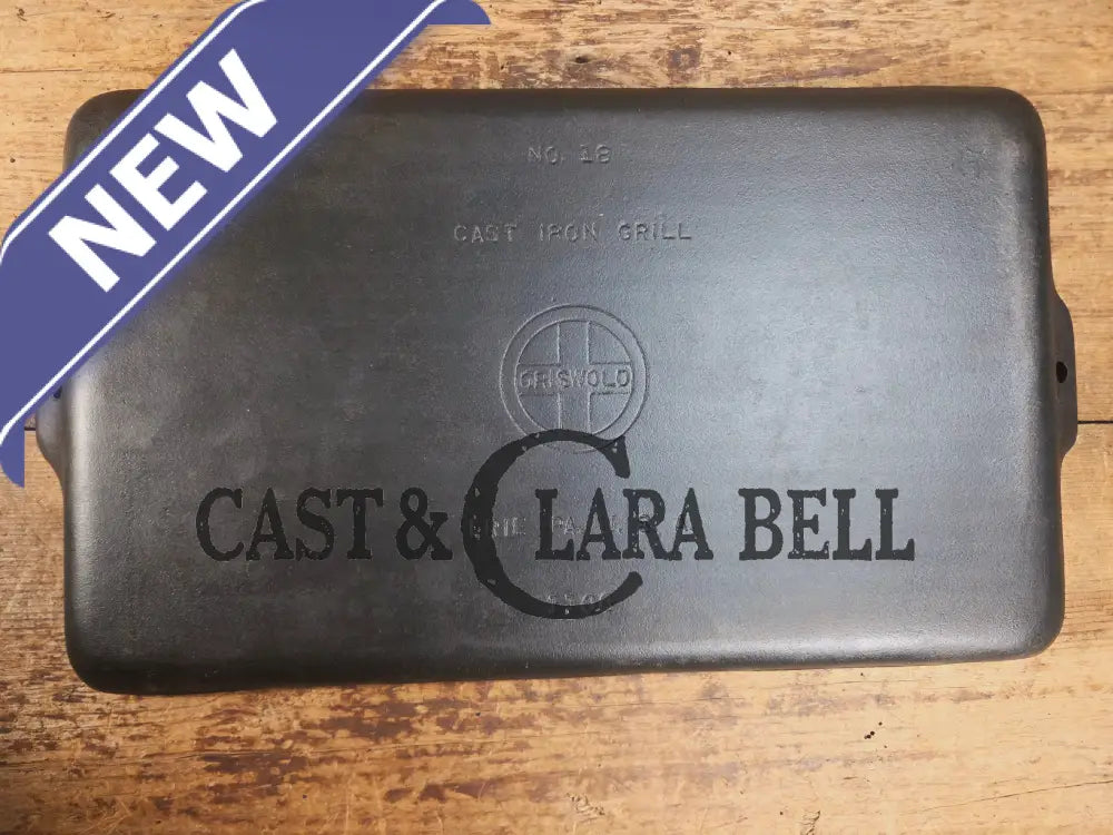 Uniquely Griswold one of our all time favorites. THE hard to find Griswold ’Cookie Sheet’ Grill Pan. P/n 1108 Griddle