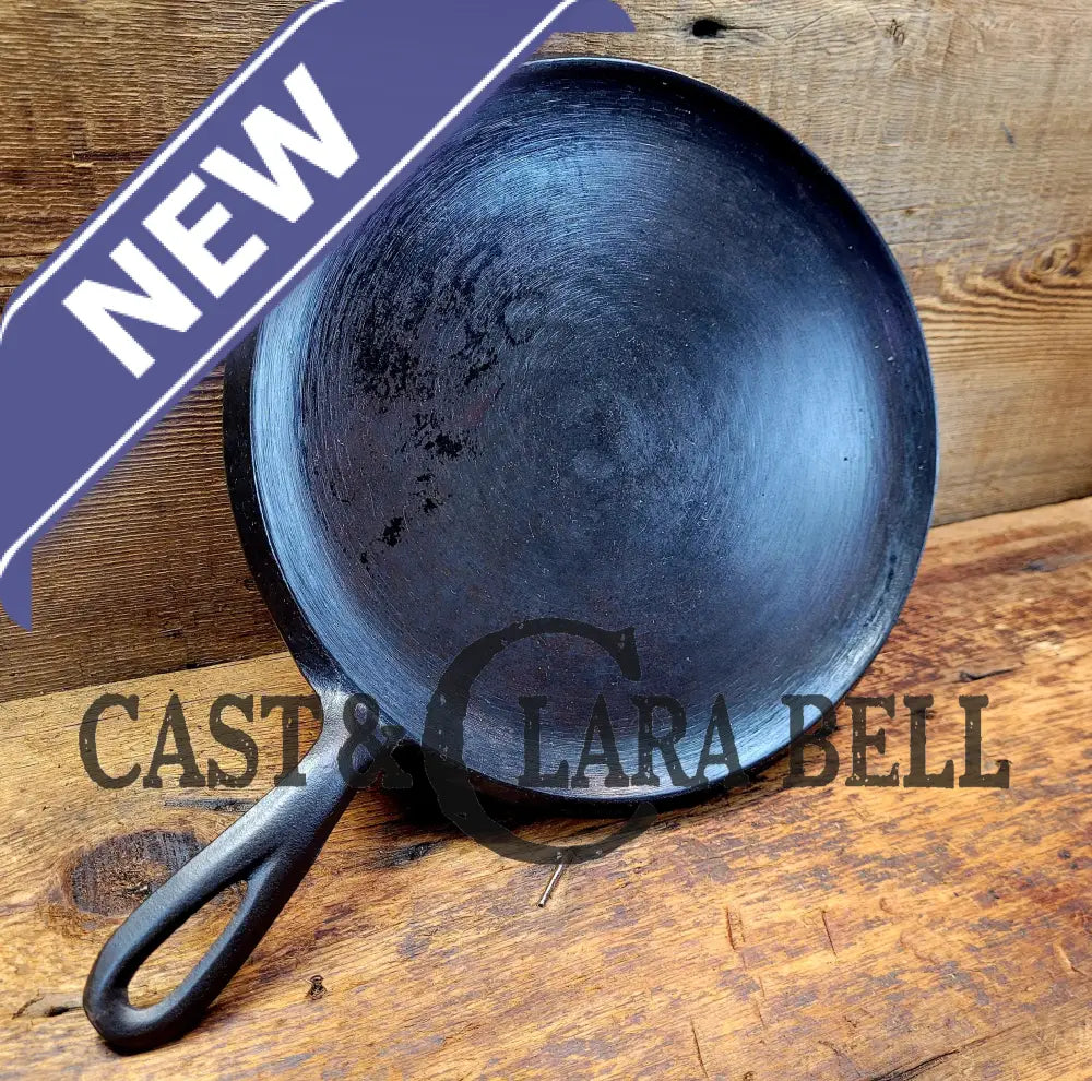 Unknown #8 Cast Iron Round Griddle. Beautiful Swirls! Possibly Lodge Piece Of Americana! Griddle